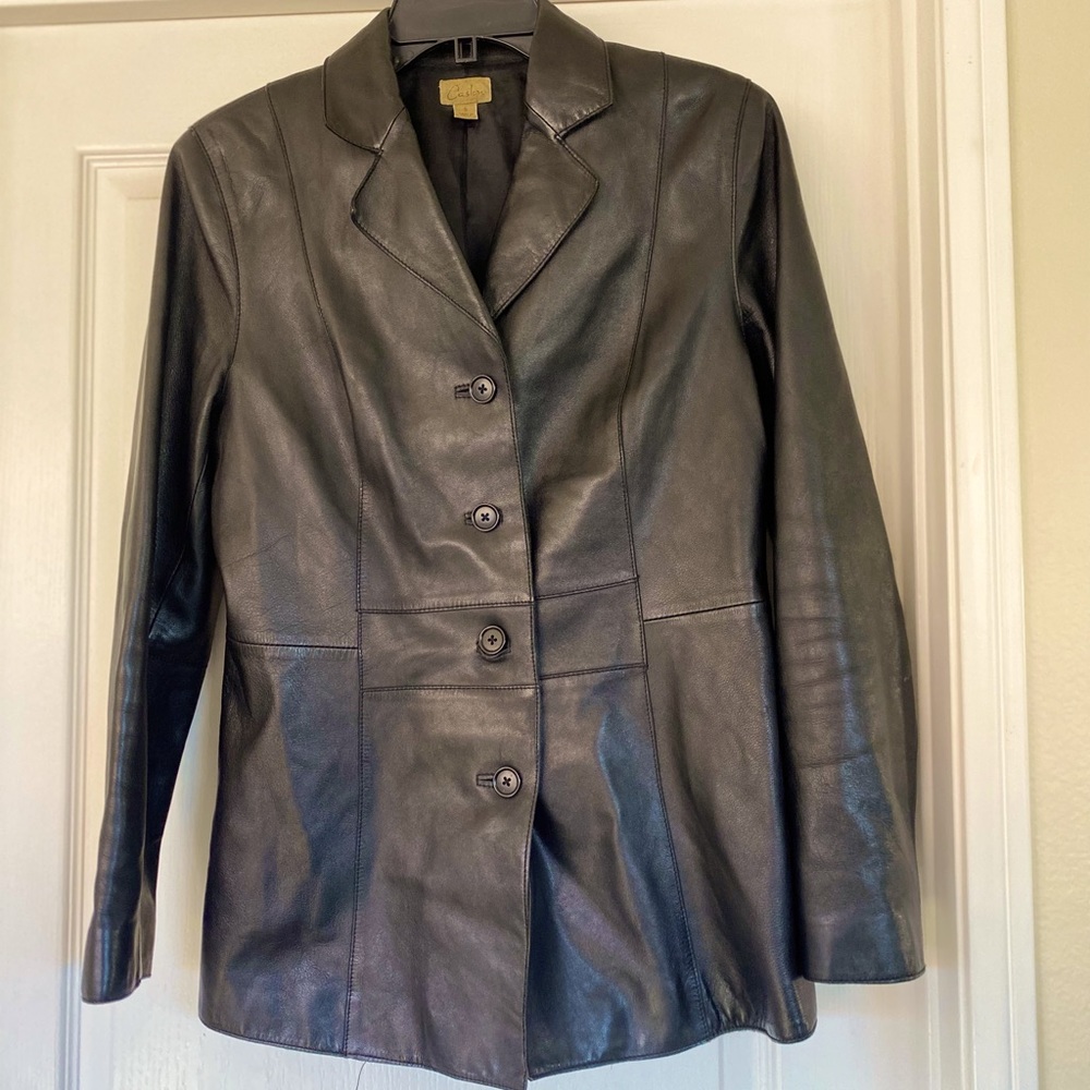 Leather jacket